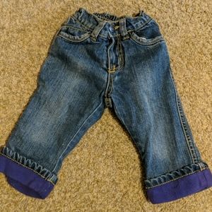 Fleece lined jeans